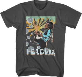 Artistic Bubbles Jimi Hendrix T-Shirt