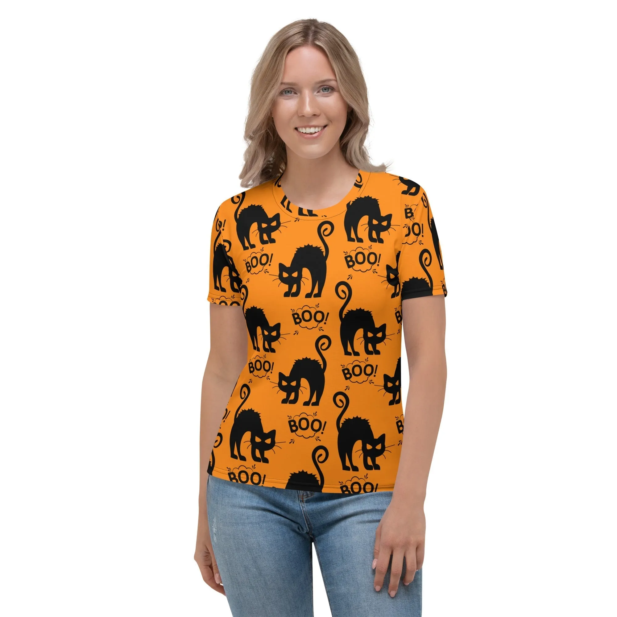 Black Kitty Halloween T-shirt