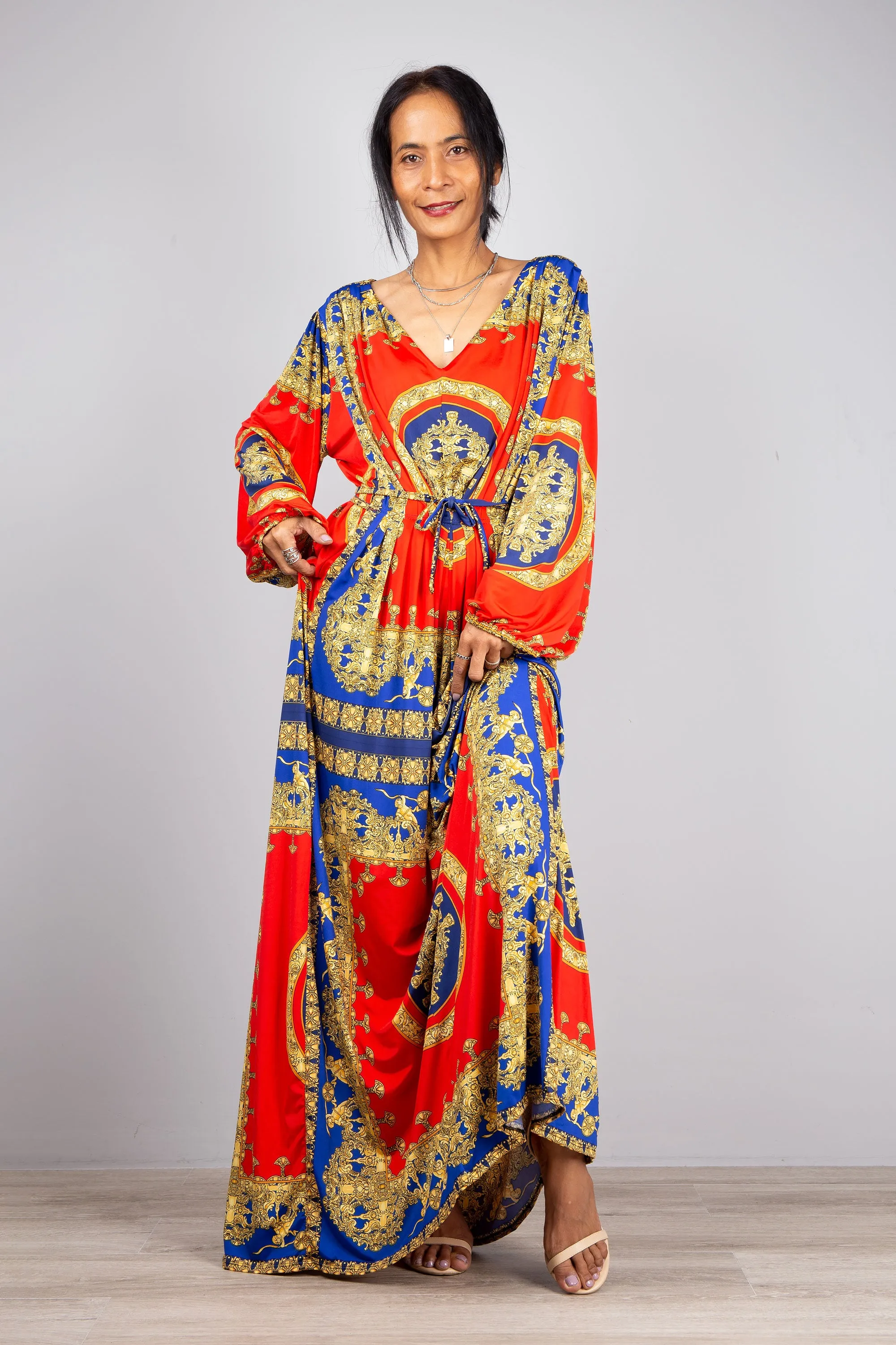 Boho chic maxi dress