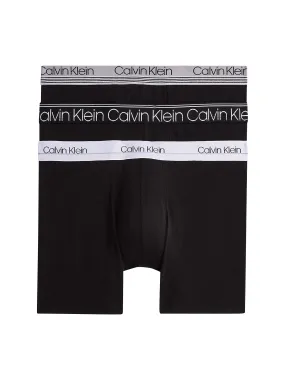 Calvin Klein Cotton Stretch - 3 PACK BOXER BRIEFS -  (CK-BLACK) Limited Edition