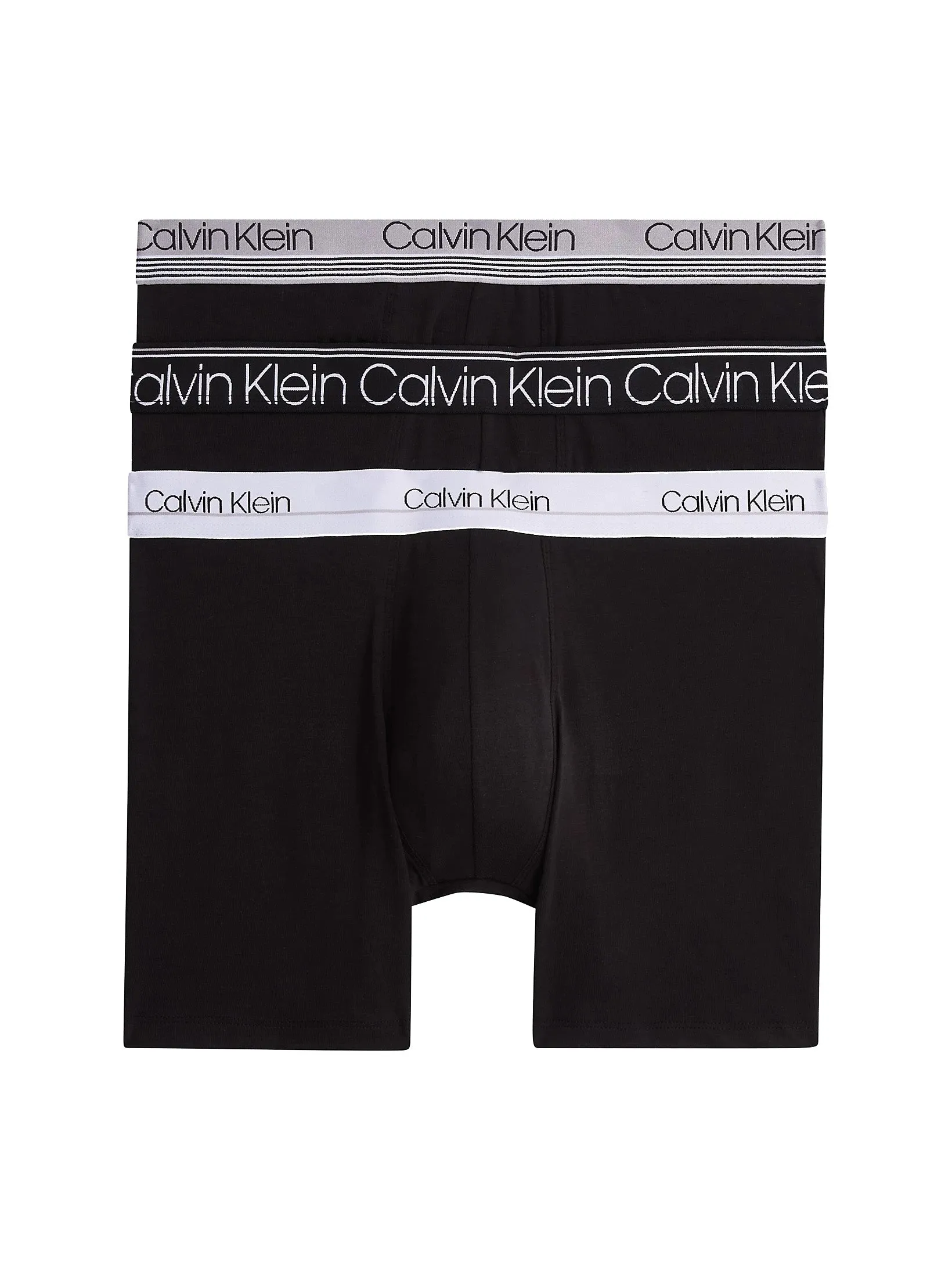 Calvin Klein Cotton Stretch - 3 PACK BOXER BRIEFS -  (CK-BLACK) Limited Edition