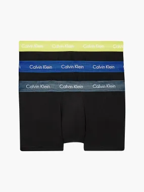 Calvin Klein Low Rise Trunk 3 Pack (B-Hemisphere/Direct Green/Blue Flan)