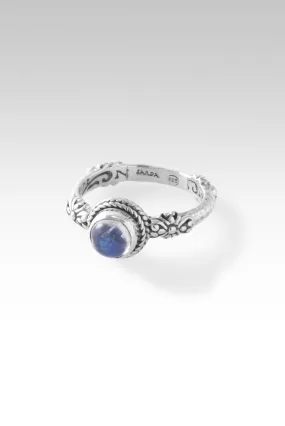 Cheerful Heart Ring™ in Rainbow Moonstone