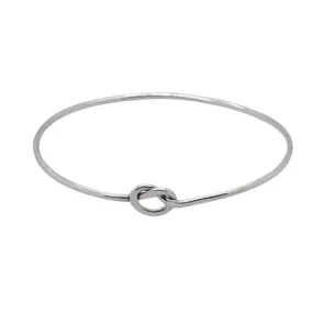 ICHU Love Knot Sterling Silver Bangle