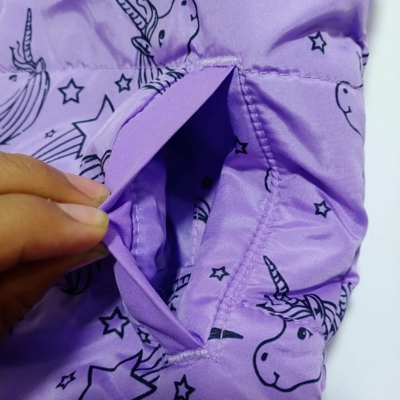 Liberty Unicorn Purple Sleeveless Jacket 12722