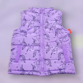 Liberty Unicorn Purple Sleeveless Jacket 12722