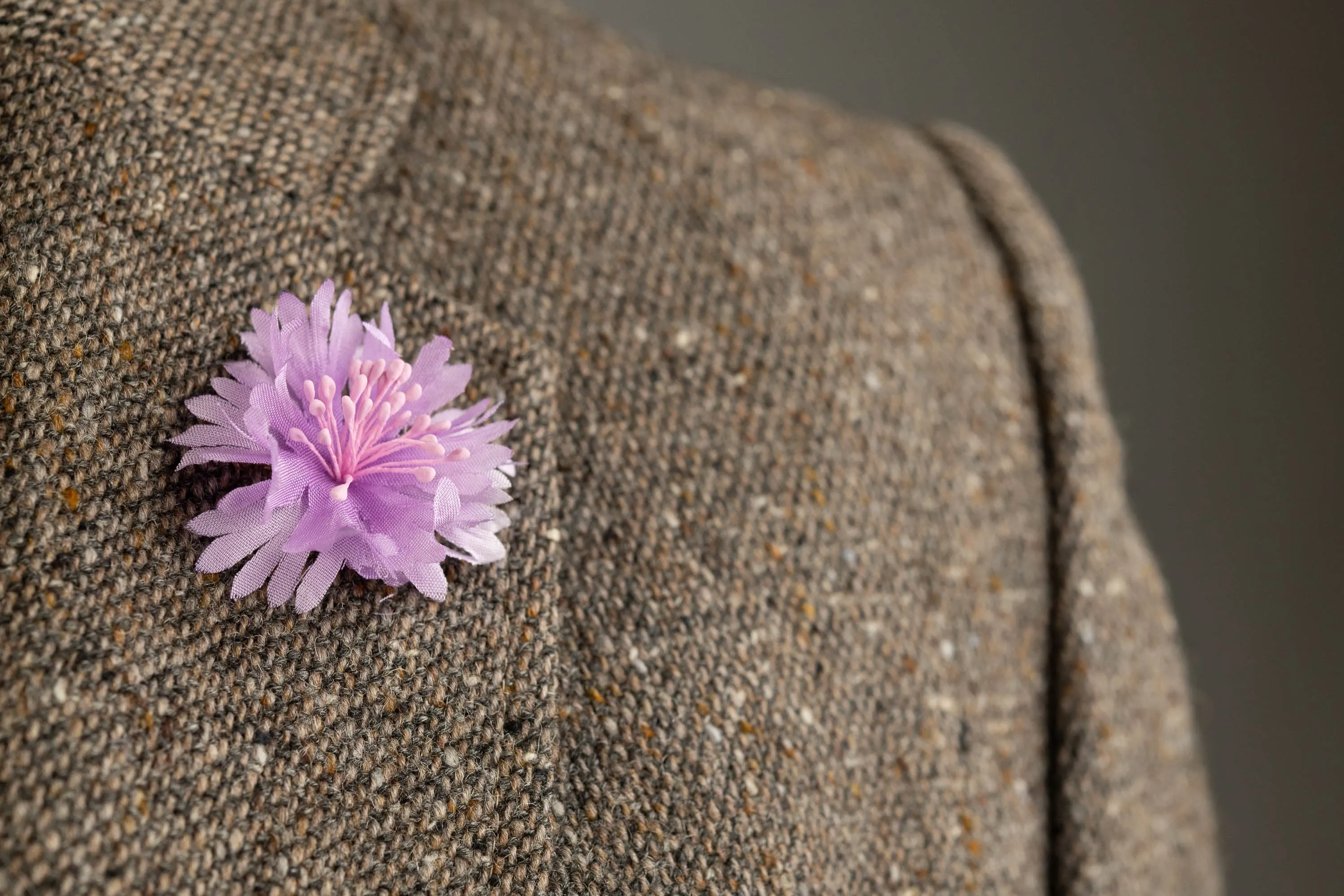 Light Purple Cornflower Boutonnière Flower