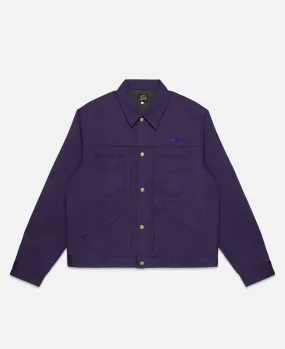 Penny Jean Jacket - Poly Twill (Purple)