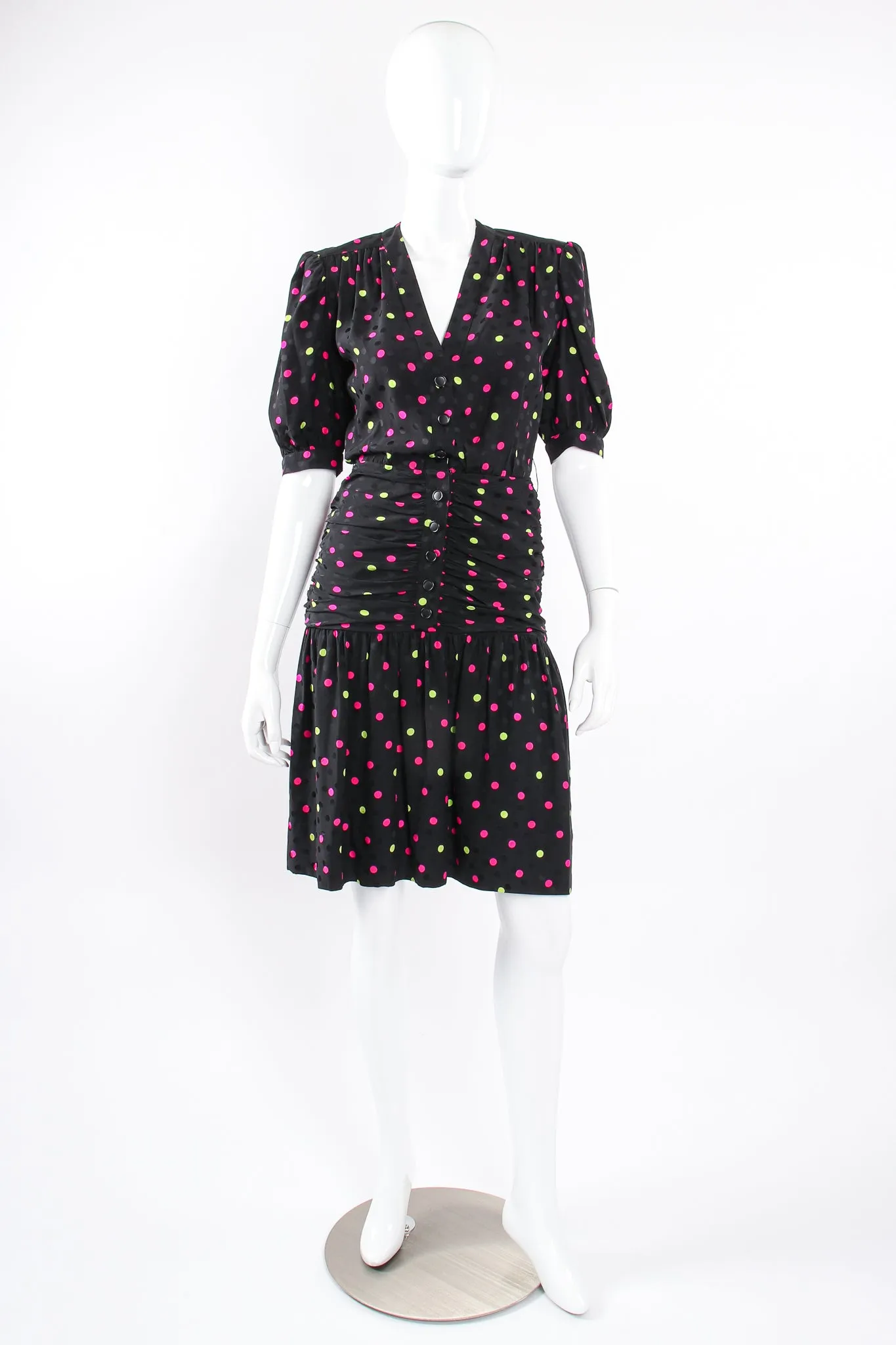 Polka Party Cocktail Dress