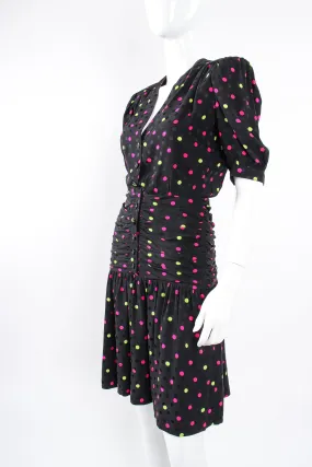 Polka Party Cocktail Dress