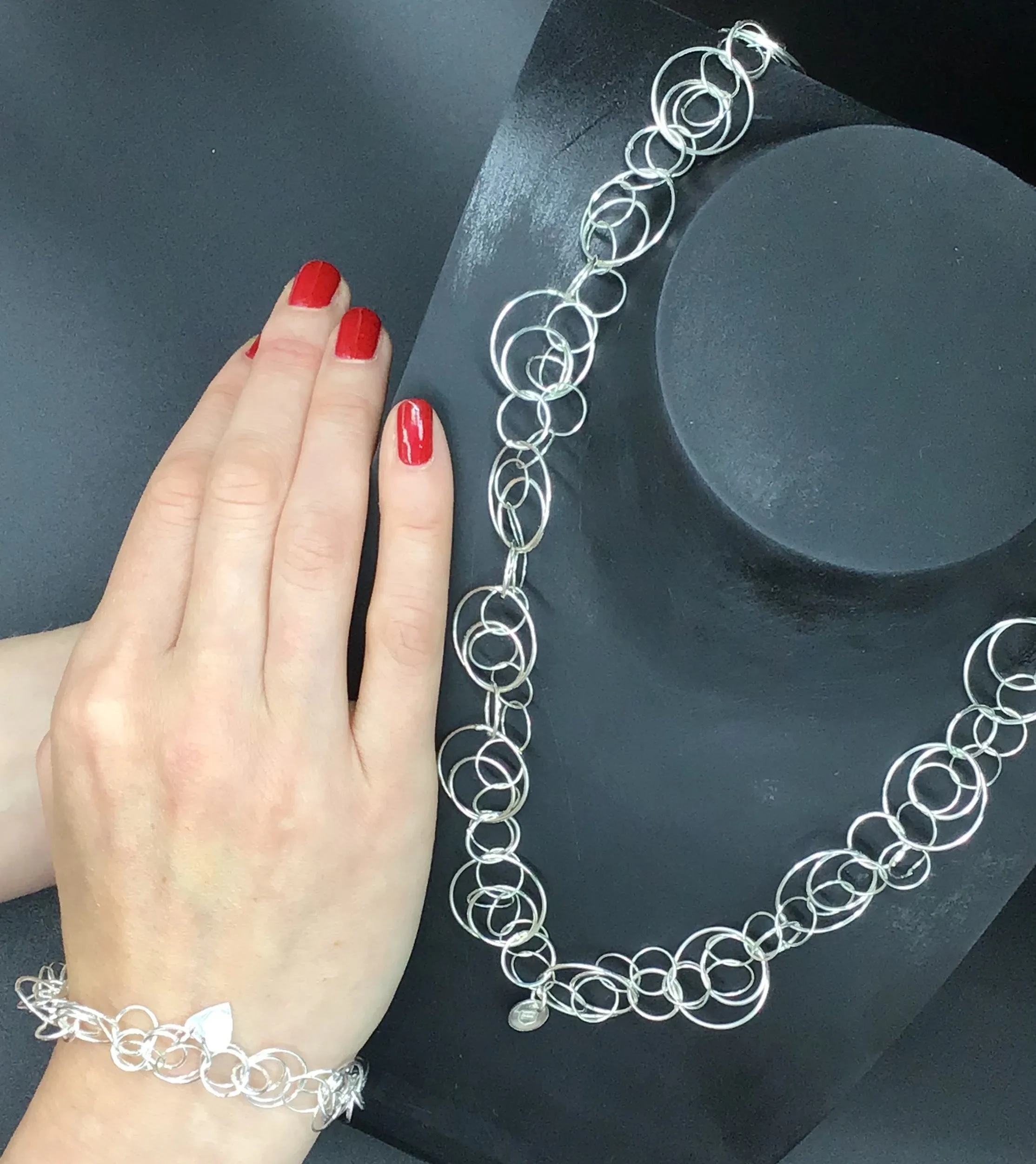 Silver Jumble Bracelet