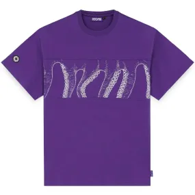 T-shirt Uomo Octopus - Outline Band Tee - Viola