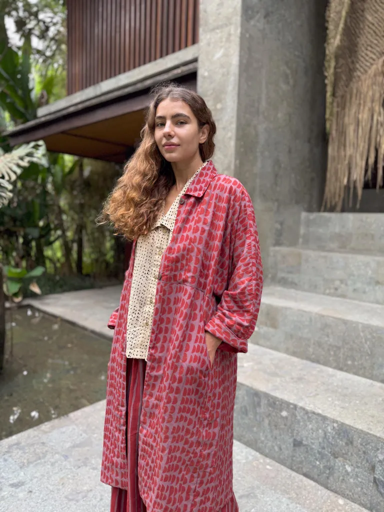 The Red Half Moons Duster Jacket